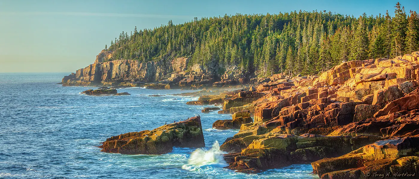 Otter Cliff in Acadia National Park, Maine