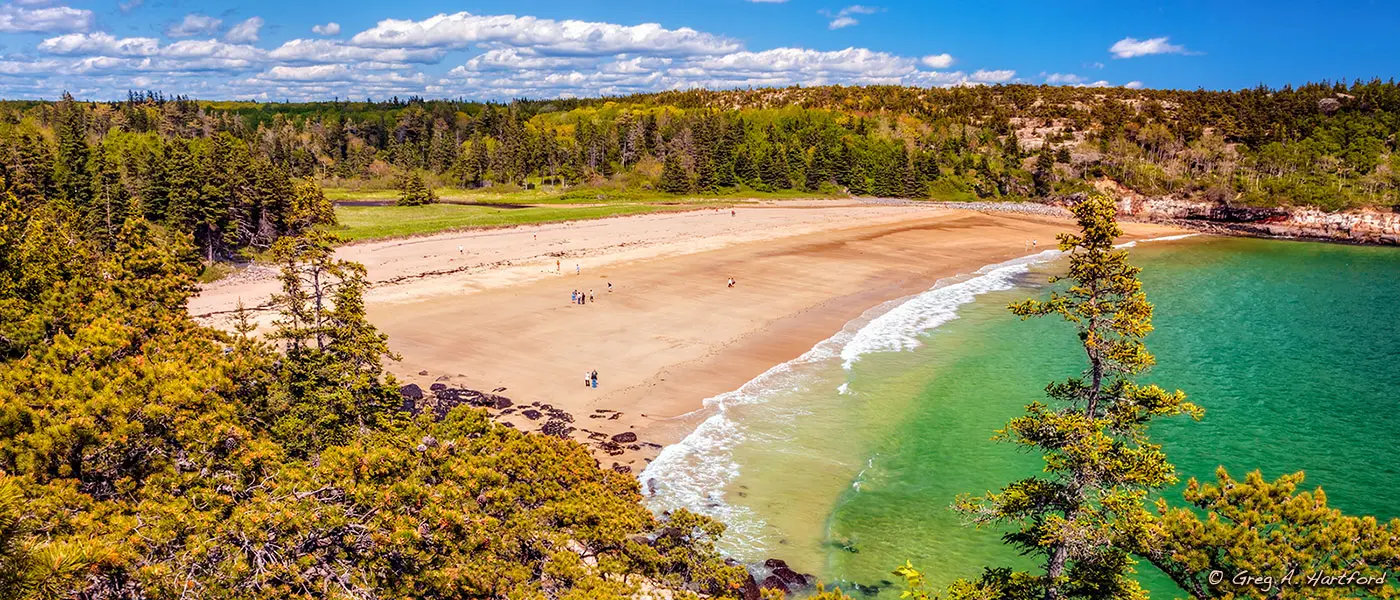 Sand Beach in Acadia National Park