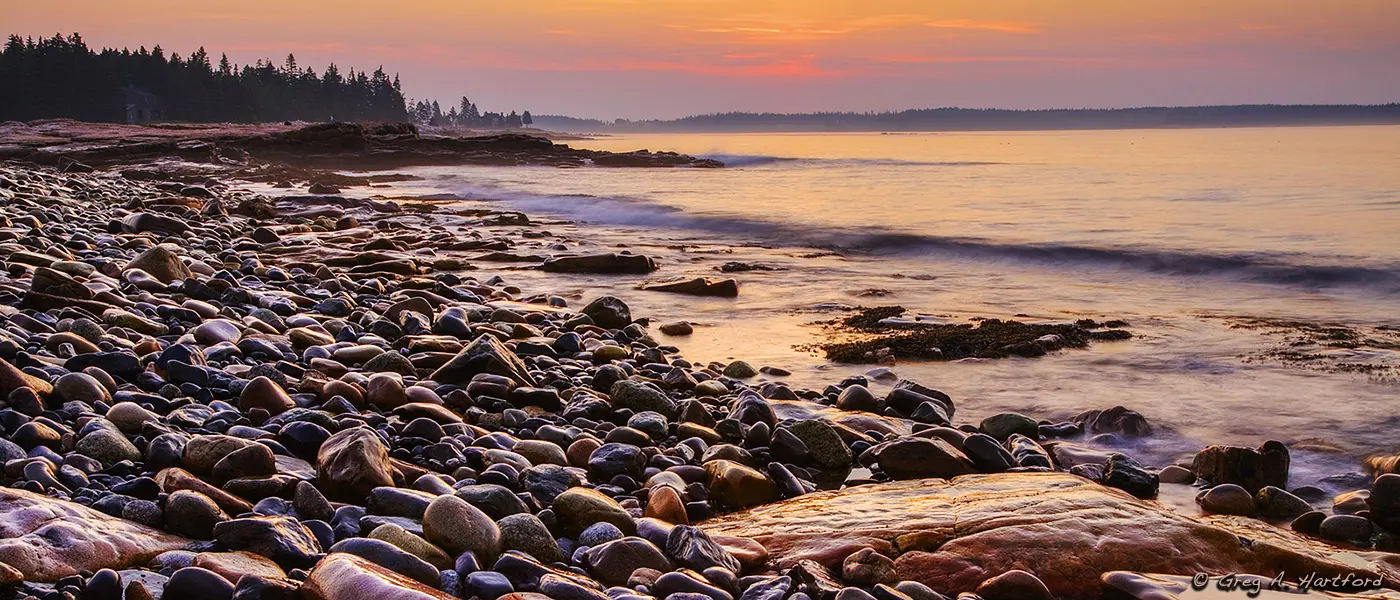 Seawall in Acadia National Park