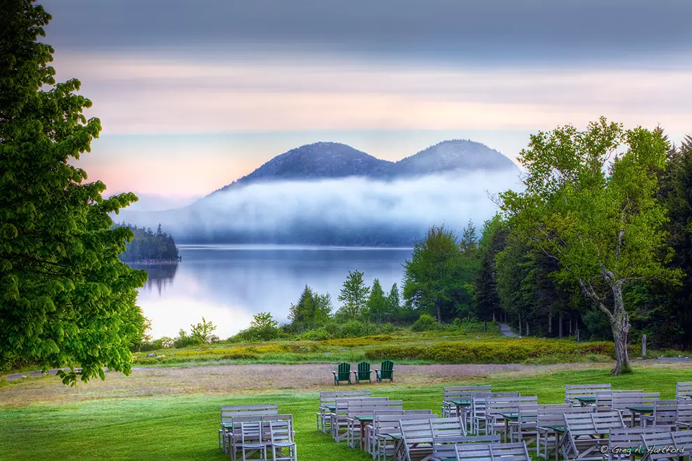 Jordan Pond in Acadia