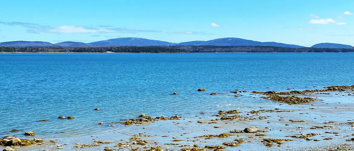 Ocean view of Cadillac Mountain