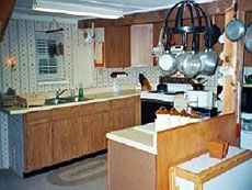 Furnished cottage kitchen
